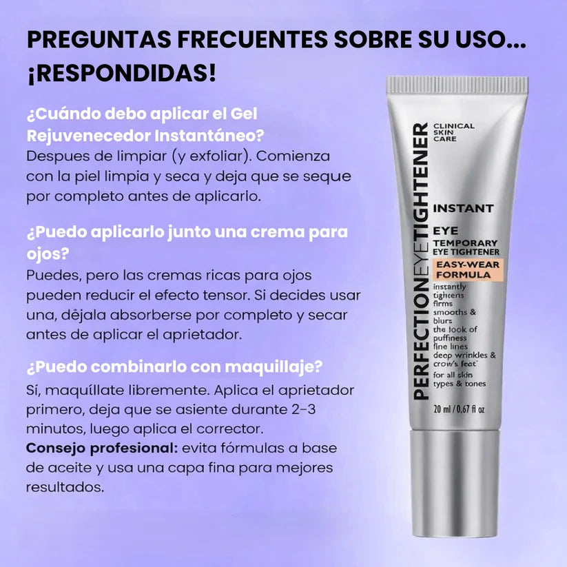 Rivelle® Gel Tensor para Ojos | Reafirma y Revitaliza al Instante