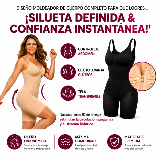 BodyShape™ Enterizo Moldeador de Compresión en Suplex