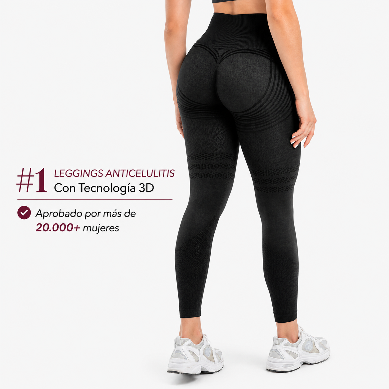 CelluFit™ – Leggings Moldeadores 3D con Efecto Anticelulítico