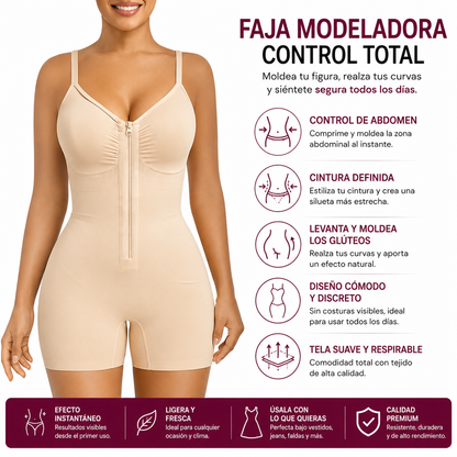BodyShape™ Enterizo Moldeador de Compresión en Suplex