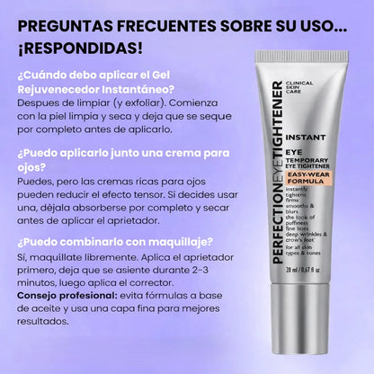 Rivelle® Gel Tensor para Ojos | Reafirma y Revitaliza al Instante